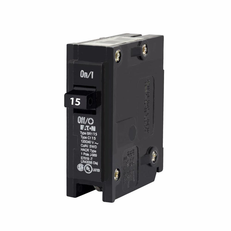 BR115 - Eaton Cutler-Hammer 15 Amp Single Pole Circuit Breaker