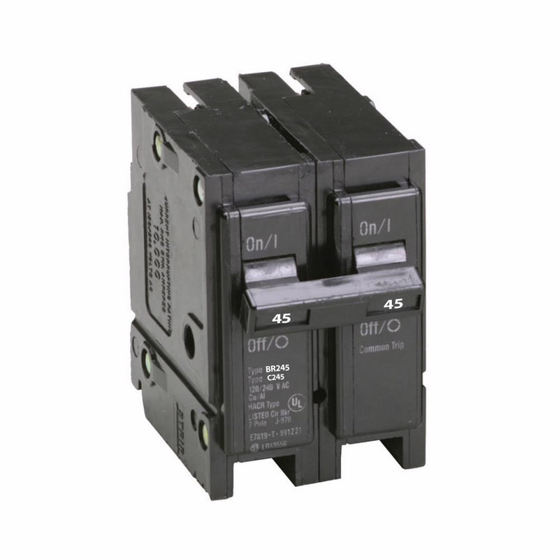 BR245 - Eaton Cutler-Hammer 45 Amp Double Pole Circuit Breaker