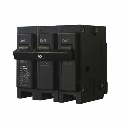 BR345 - Eaton Cutler-Hammer 45 Amp 3 Pole Circuit Breaker