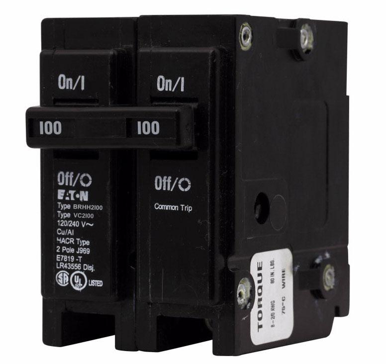 BRHH2100 - Eaton - 100 Amp Molded Case Circuit Breaker