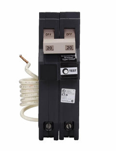 CH220GFT - Eaton Cutler-Hammer 20 Amp 2 Pole 240 Volt Ground Fault Plug-In Breaker