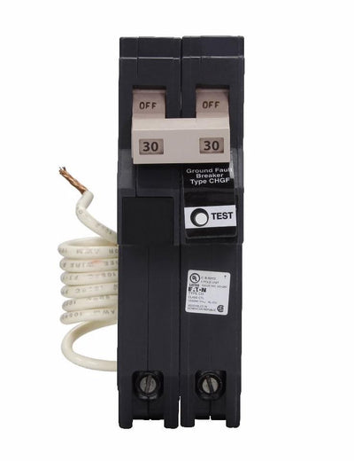 CH230GFT - Eaton Cutler-Hammer 30 Amp 2 Pole 240 Volt Ground Fault Plug-In Breaker