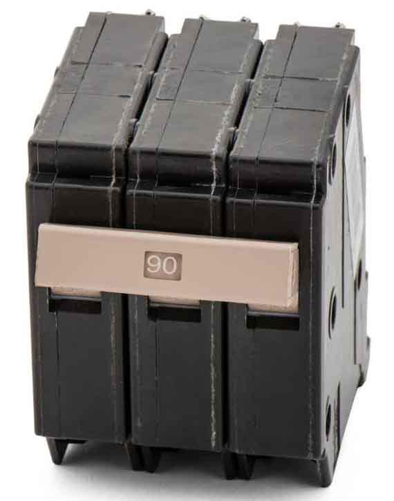 CH390 - Eaton Cutler-Hammer 90 Amp 3 Pole 240 Volt Molded Case Circuit Breaker