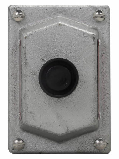 DSD918-S153 - Crouse Hinds 10 Amp 600 Volt Black Pushbutton Cover and Device Sub-Assembly