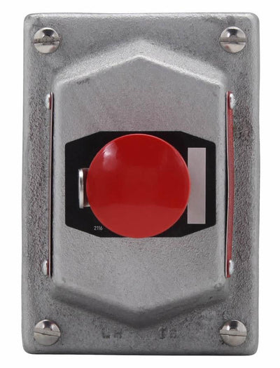 DSD918-S769 - Crouse Hinds 10 Amp 600 Volt Red Pushbutton Cover and Device Sub-Assembly