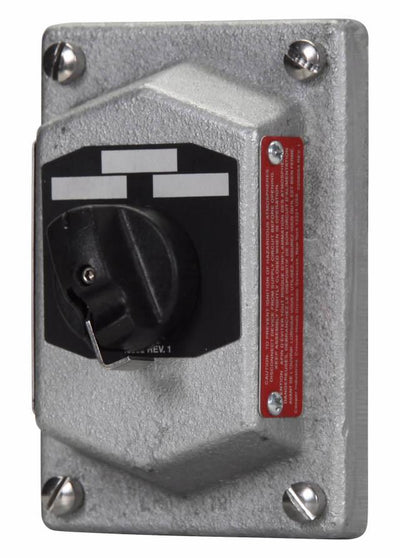 DSD924 - Crouse Hinds 10 Amp 600 Volt Switch Cover and Device Sub-Assembly