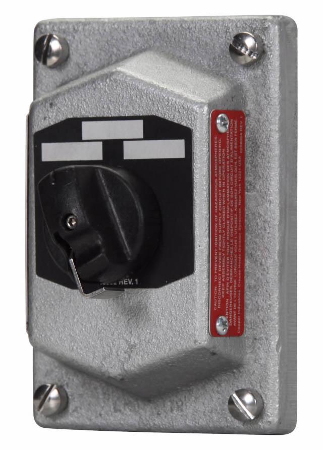 DSD924 - Crouse Hinds 10 Amp 600 Volt Switch Cover and Device Sub-Assembly