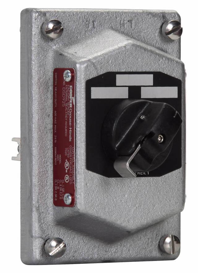 DSD926 - Crouse-Hinds - Switch Cover