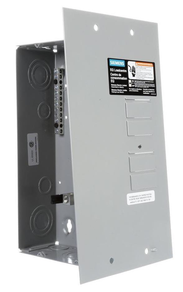 EQL4100 - Siemens 4/8 Circuit 100A Panel with Main Breaker