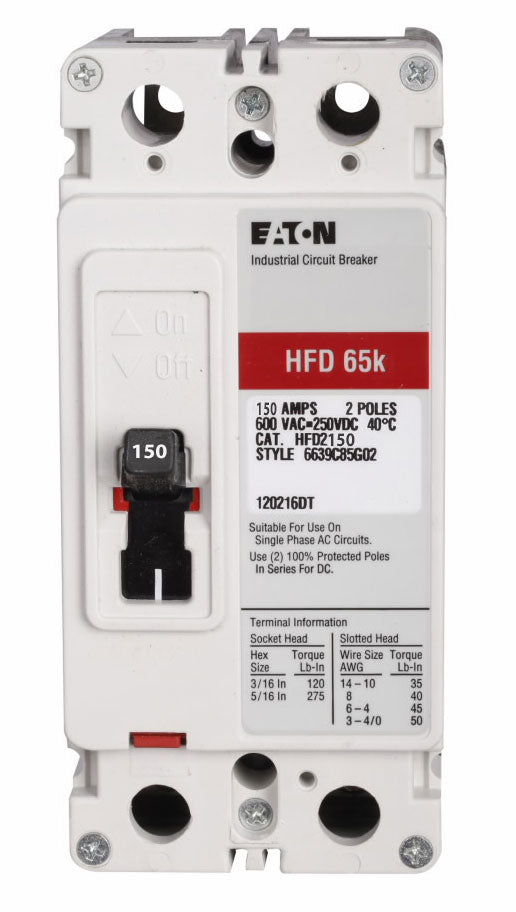 HFD2150 - Eaton - Molded Case Circuit Breaker