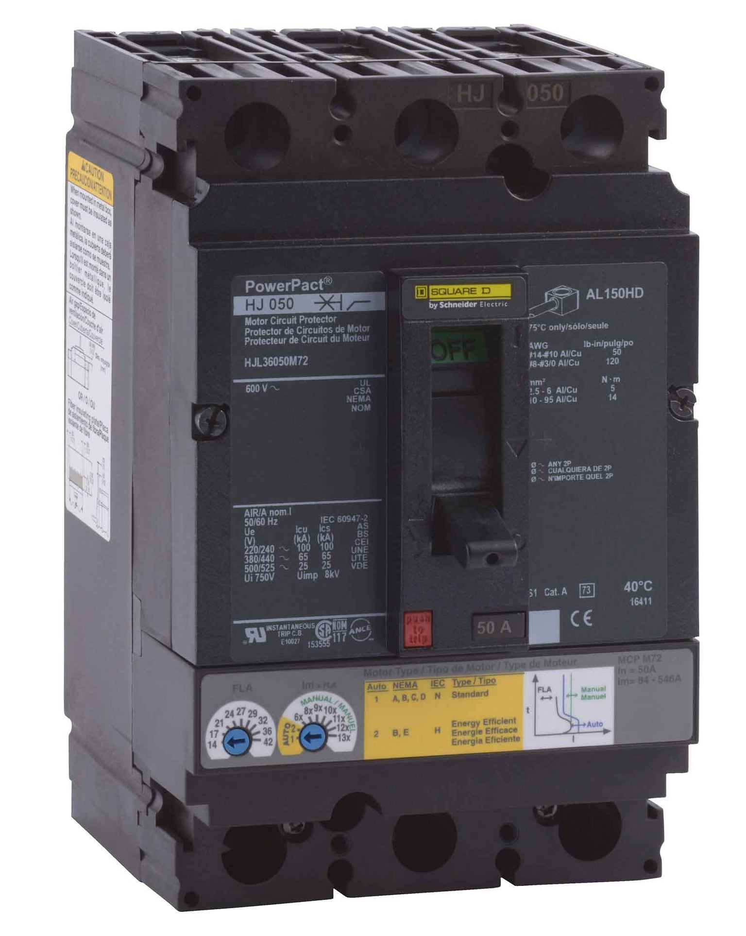 HJL36050M72 - Square D - Molded Case Circuit Breaker