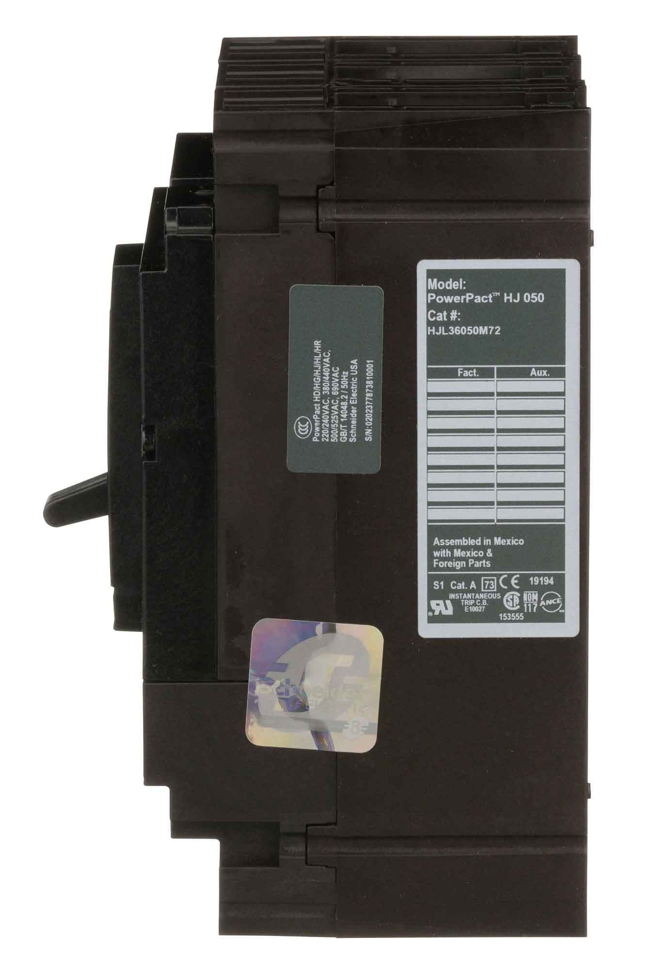 HJL36050M72 - Square D - Molded Case Circuit Breaker