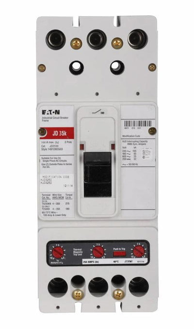 JD3100C - Eaton Molded Case Circuit Breakers