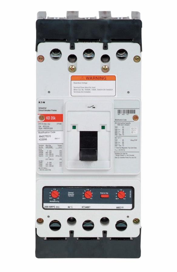 KD3200Y - Eaton Molded Case Circuit Breakers