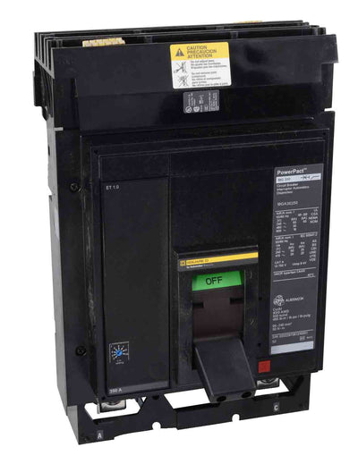 MGA36350 - Square D 350 Amp 3 Pole 600 Volt Molded Case Circuit Breaker