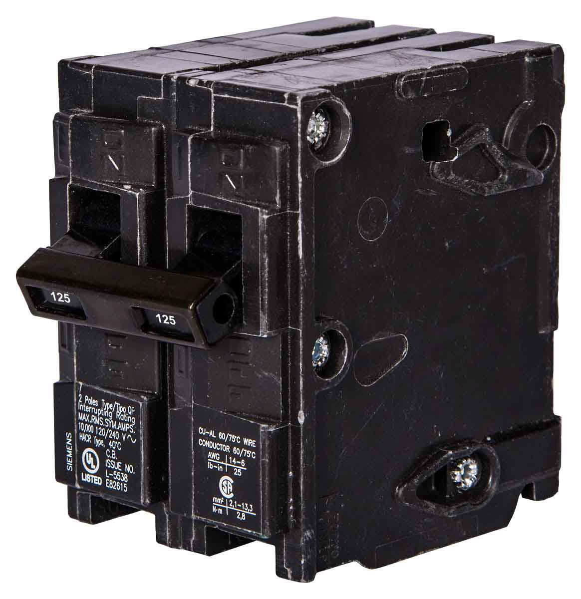 Q2125HH - Siemens - 125 Amp Molded Case Circuit Breaker