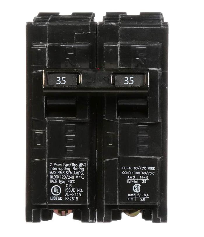 Q235 - Siemens 35 Amp Double Pole Circuit Breaker