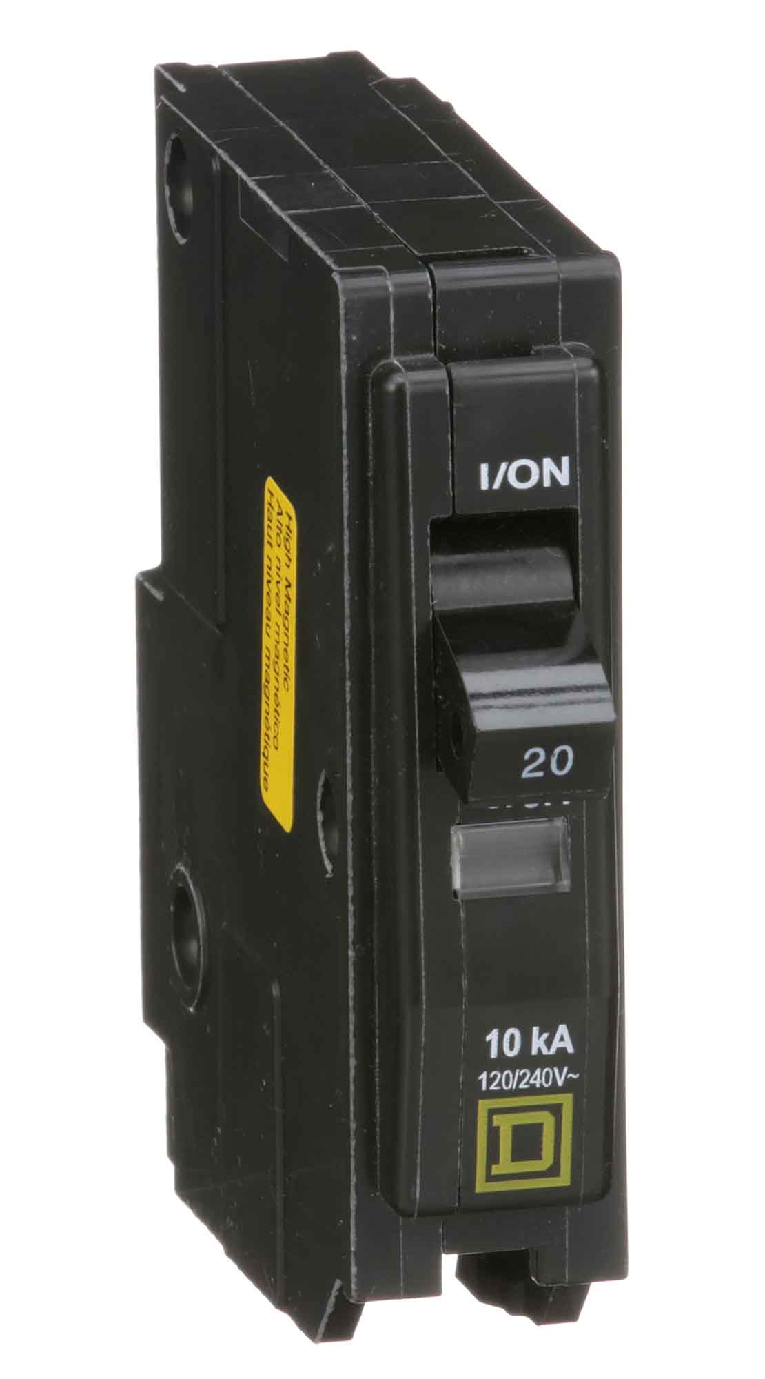 QO120HM - Square D - 20 Amp Molded Case Circuit Breaker
