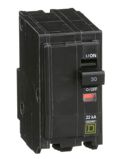 QO230VH - Square D 30 Amp 2 Pole 120 Volt Plug-In Molded Case Circuit Breaker