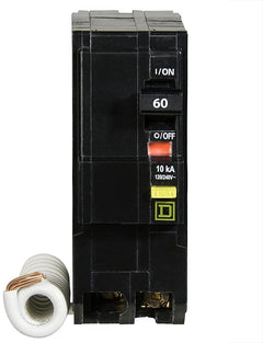 QO260GFI - Square D 60 Amp Double Pole GFCI Circuit Breaker