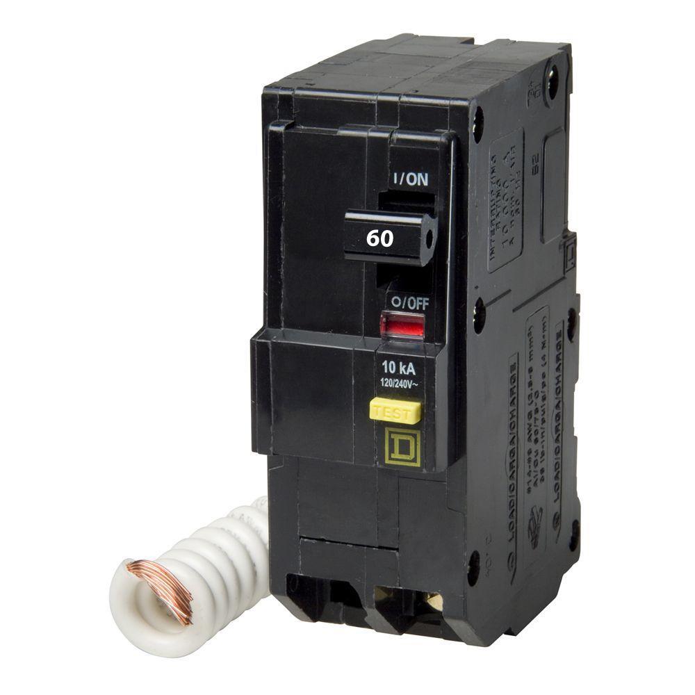 QO260GFI - Square D - 60 Amp GFCI Circuit Breaker