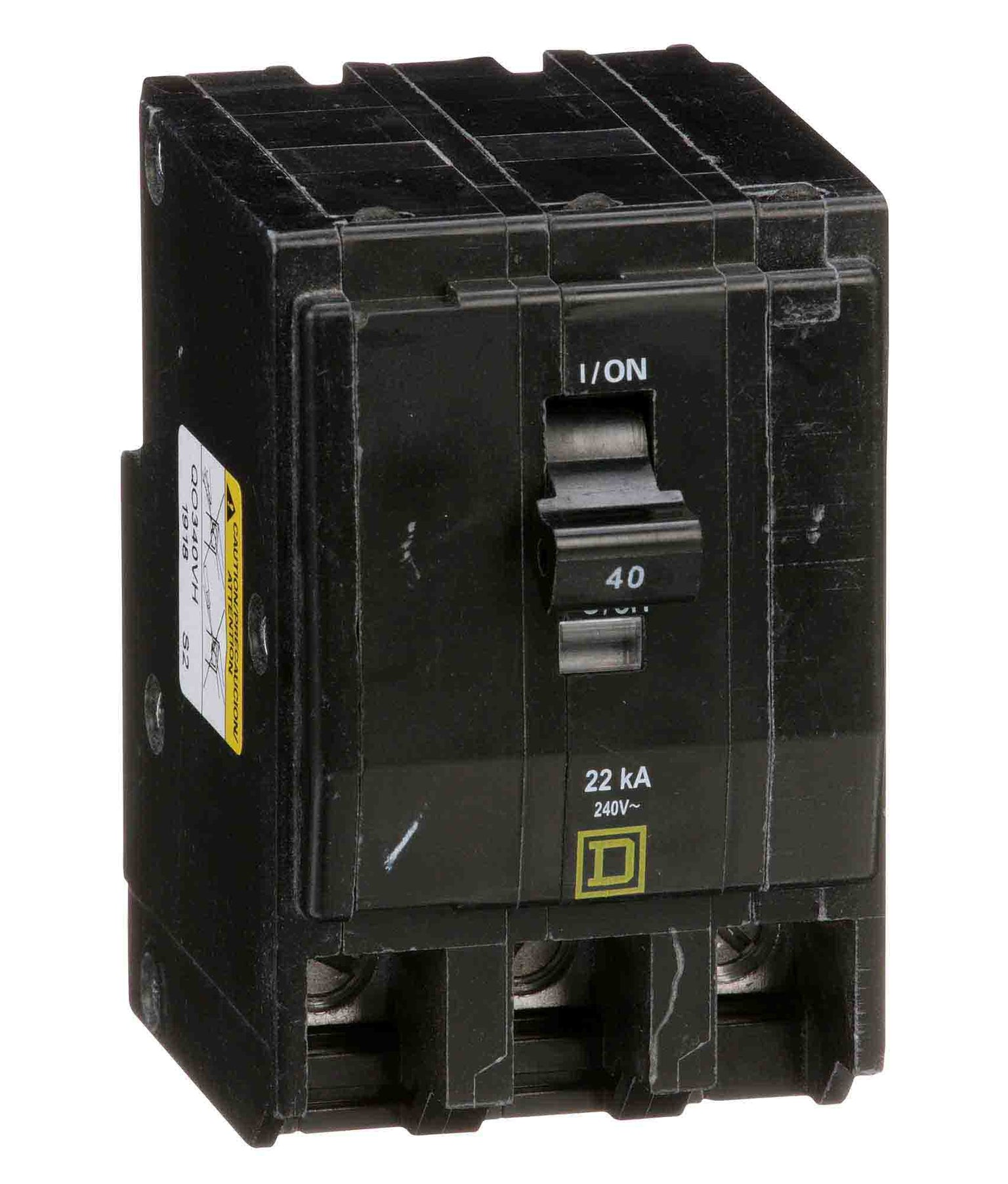 QO340VH - Square D - 40 Amp Molded Case Circuit Breaker