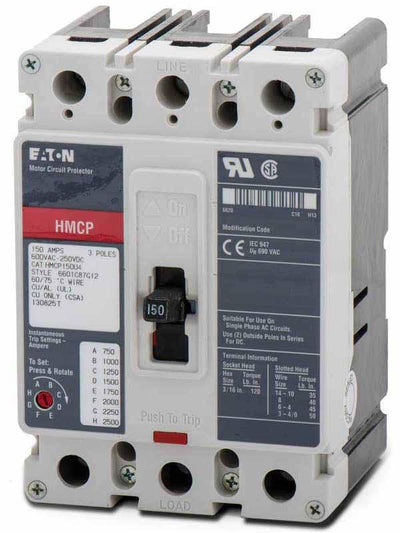HMCP150U4X - Eaton Molded Case Circuit Breakers