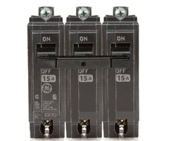 THQB32015 - GE 15 Amp 3 Pole Bolt-On Circuit Breaker