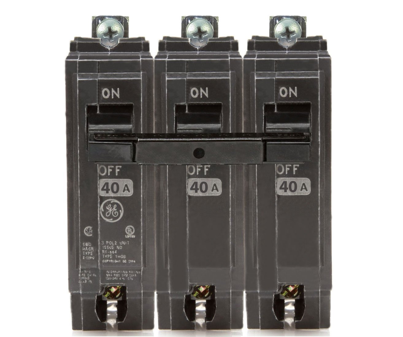 thumbnail image 2 of LS ELECTRIC 40 Amp 3 Pole 240 Volt UL1077 Din Rail Circuit Breaker - BK63H 2 of 4