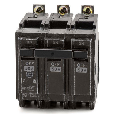 THQB32050 - GE 50 Amp 3 Pole Bolt-On Circuit Breaker