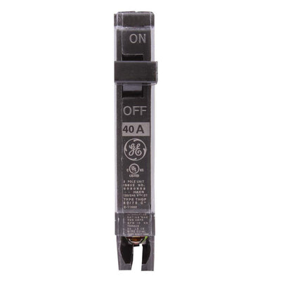 THQP140 - GE 40 Amp Single Pole 1/2" Circuit Breaker