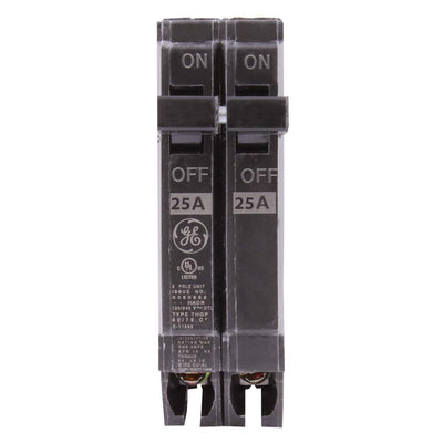 THQP225 - GE 25 Amp Double Pole 1/2" Circuit Breaker