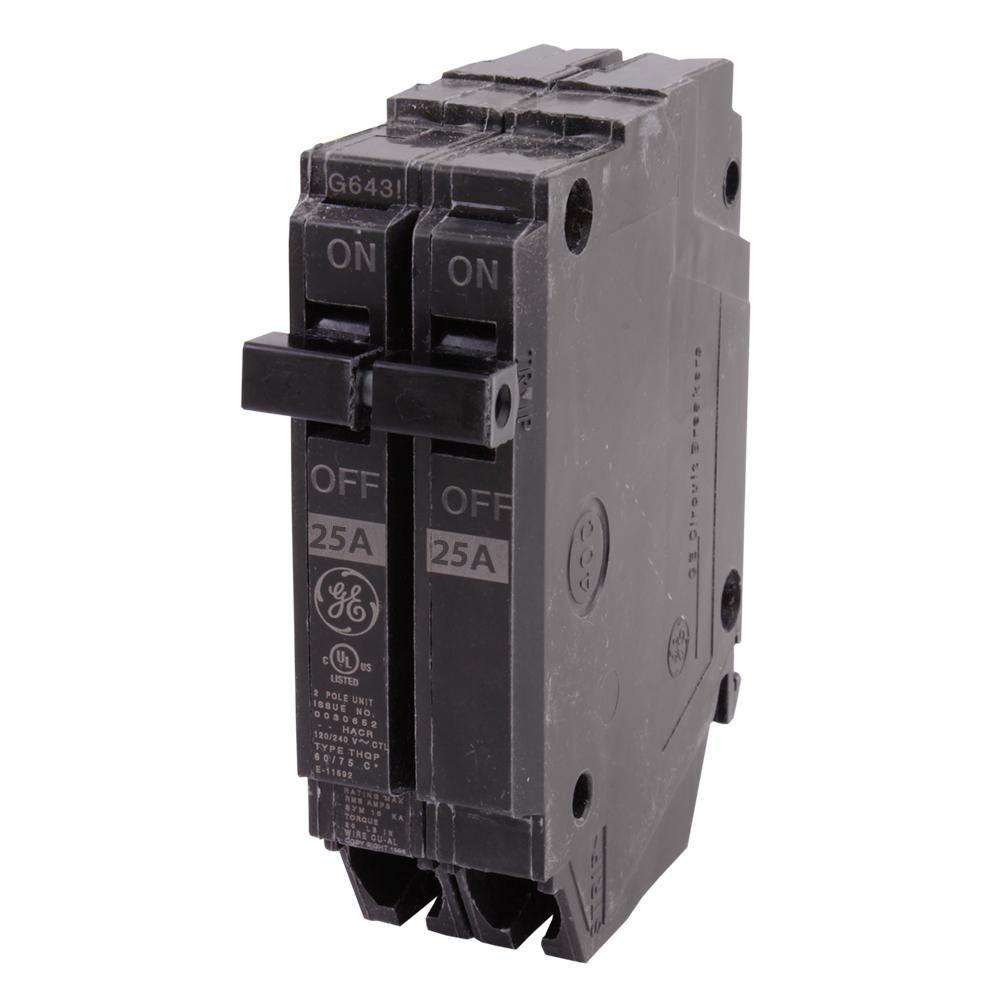 THQP225 - GE - 25 Amp 1/2" Circuit Breaker