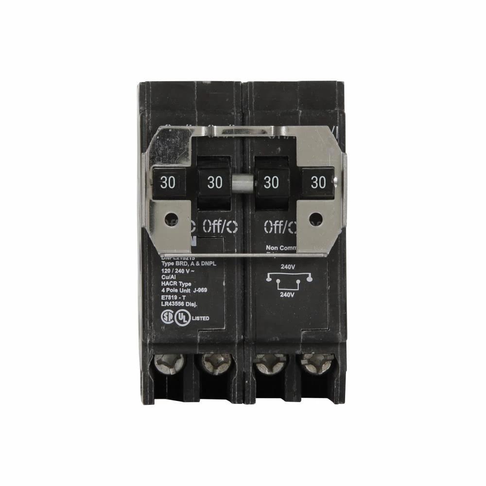 DNPL230230 - Eaton Cutler-Hammer Quad 30 Amp Double Pole & 30 Amp Double Pole Circuit Breaker
