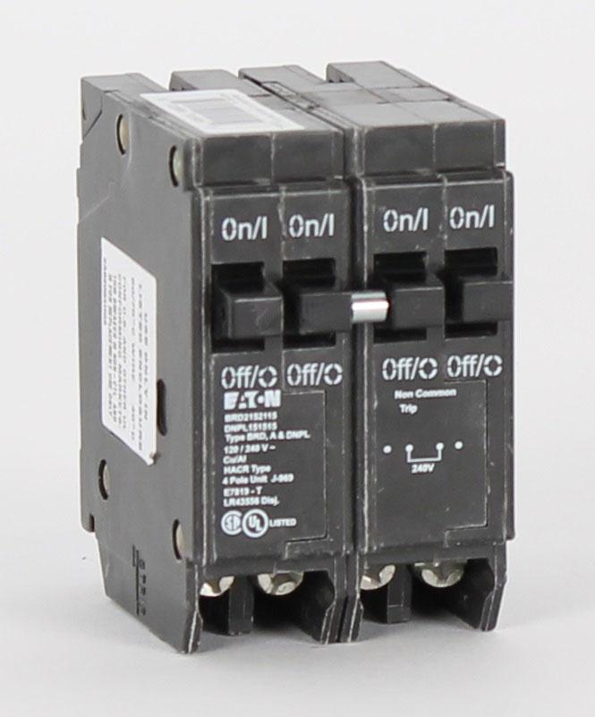 DNPL154015 - Eaton Cutler-Hammer Quad 15/40/15 Amp Circuit Breaker