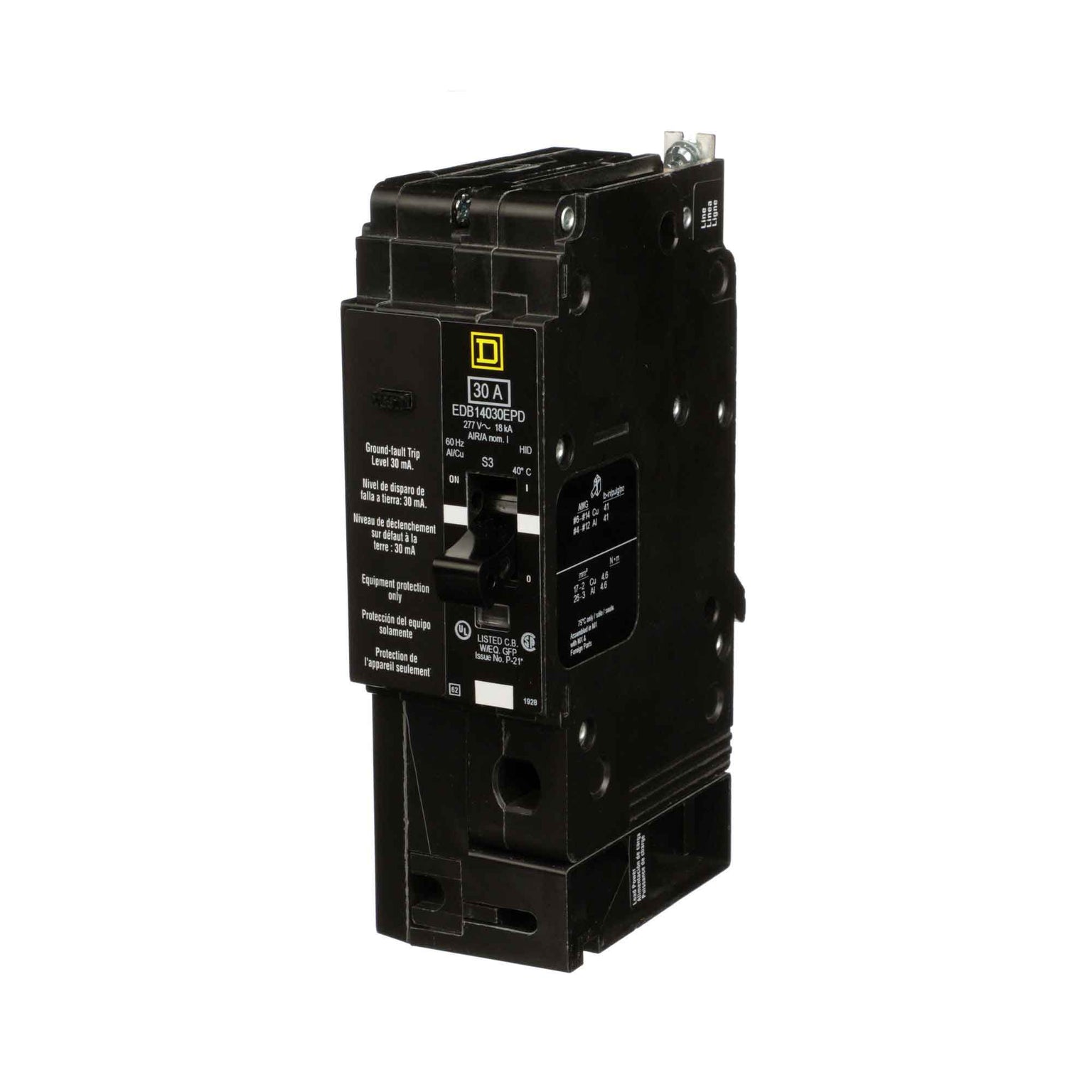 EDB14030EPD - Square D - Molded Case Circuit Breaker