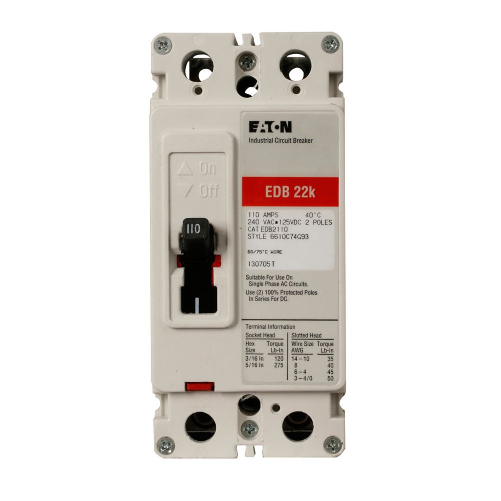 EDB2125L - Eaton - Molded Case Circuit Breaker