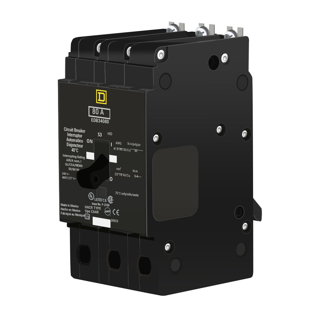 Edb34080 EDB34080 - Square D - Molded Case Circuit Breaker – Canada Breakers