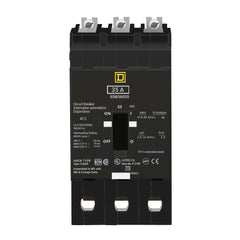 EDB36035 - Square D 35 Amp 3 Pole 600 Volt Bolt-On Molded Case Circuit Breaker