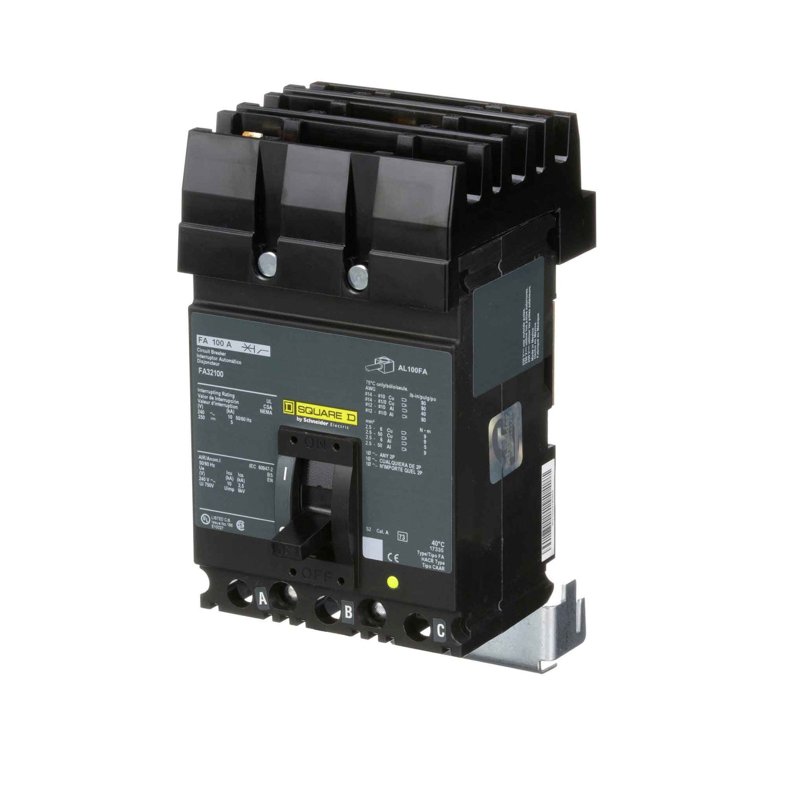 FA32100 - Square D - Molded Case
 Circuit Breakers