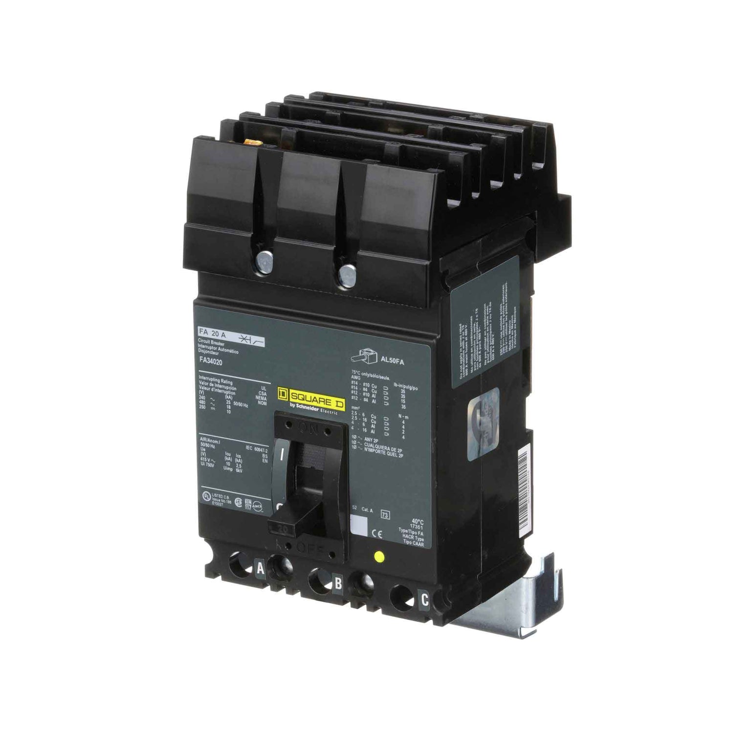 FA34020 - Square D - Molded Case
 Circuit Breakers