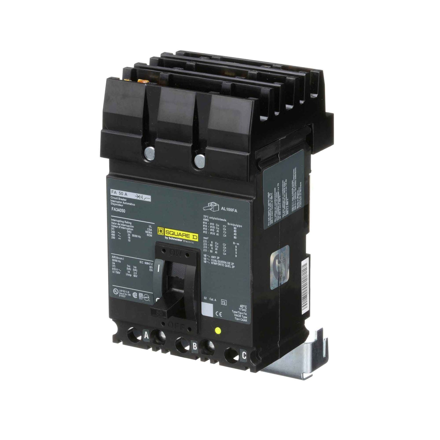 FA34050 - Square D - Molded Case
 Circuit Breakers