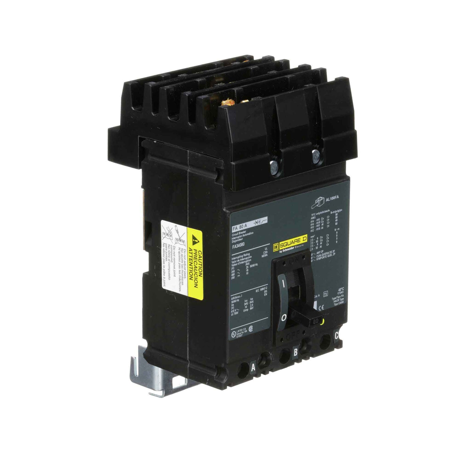 FA34080 - Square D - Molded Case
 Circuit Breakers