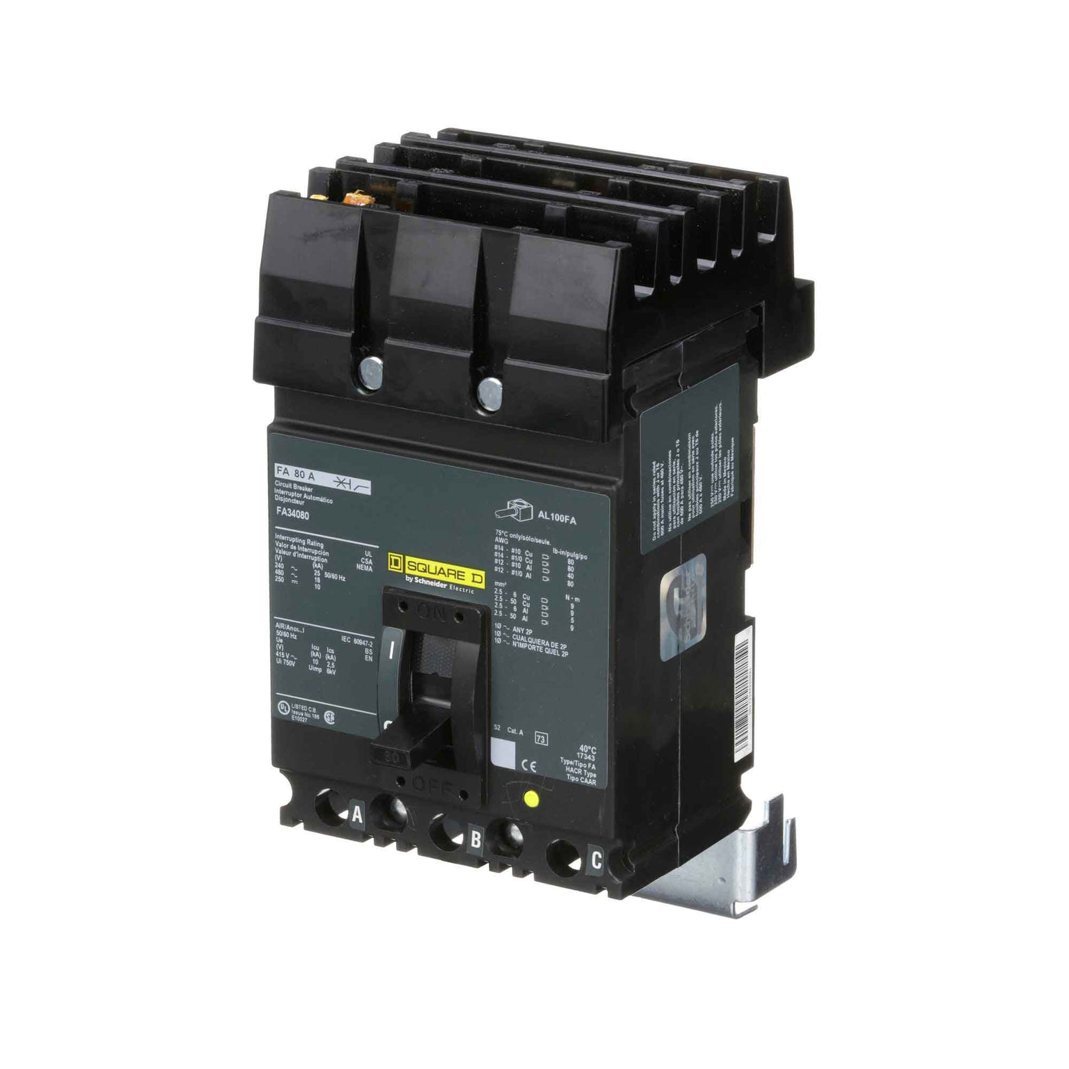 FA34080 - Square D - Molded Case
 Circuit Breakers