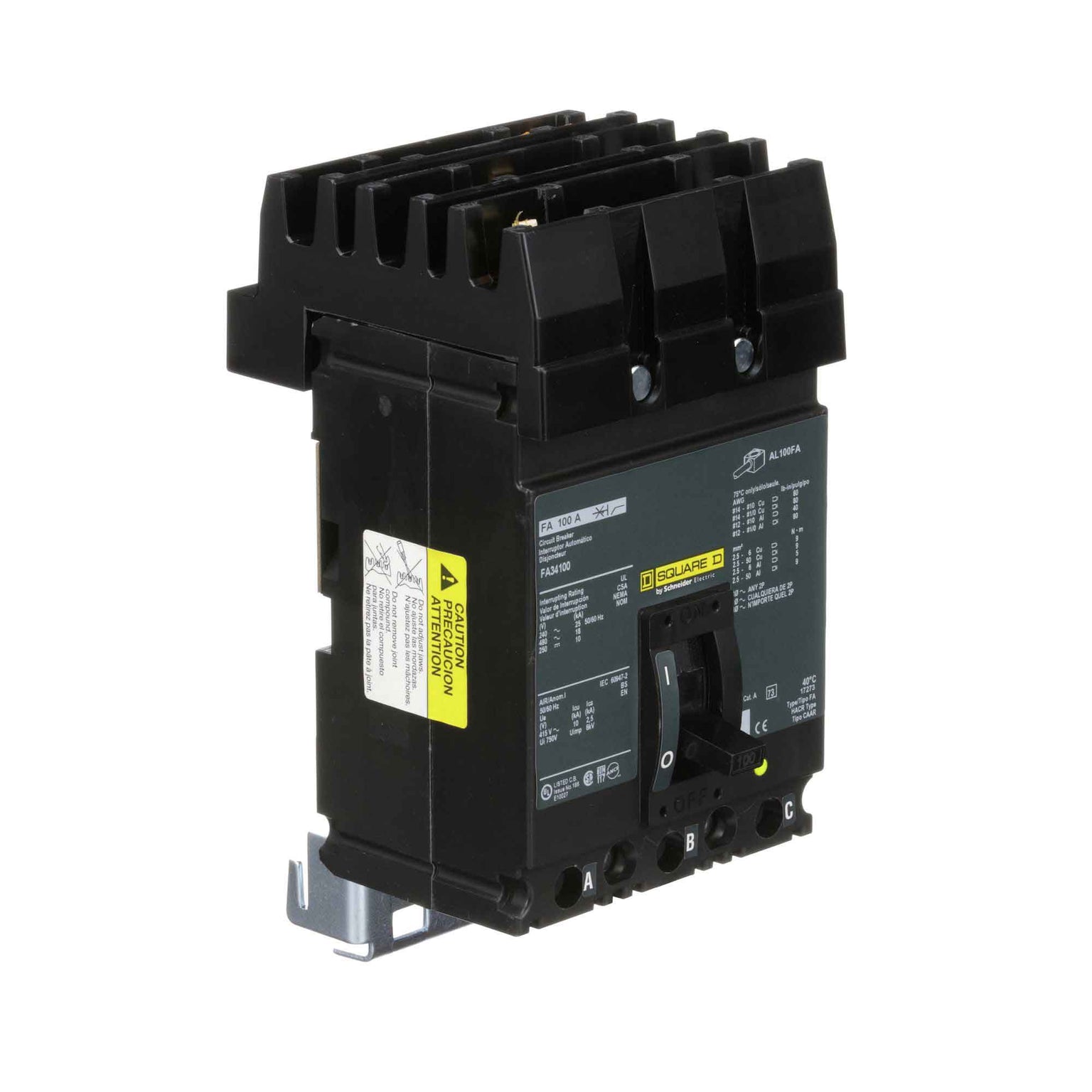 FA34100 - Square D - Molded Case
 Circuit Breakers