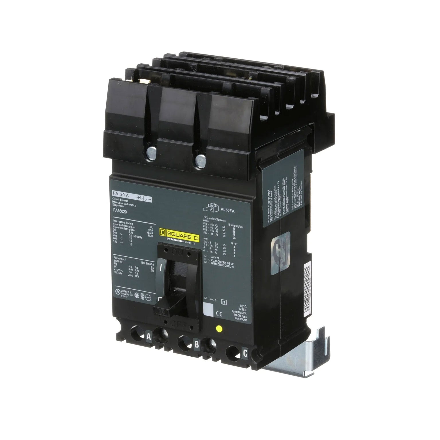 FA36020 - Square D - Molded Case Circuit Breaker