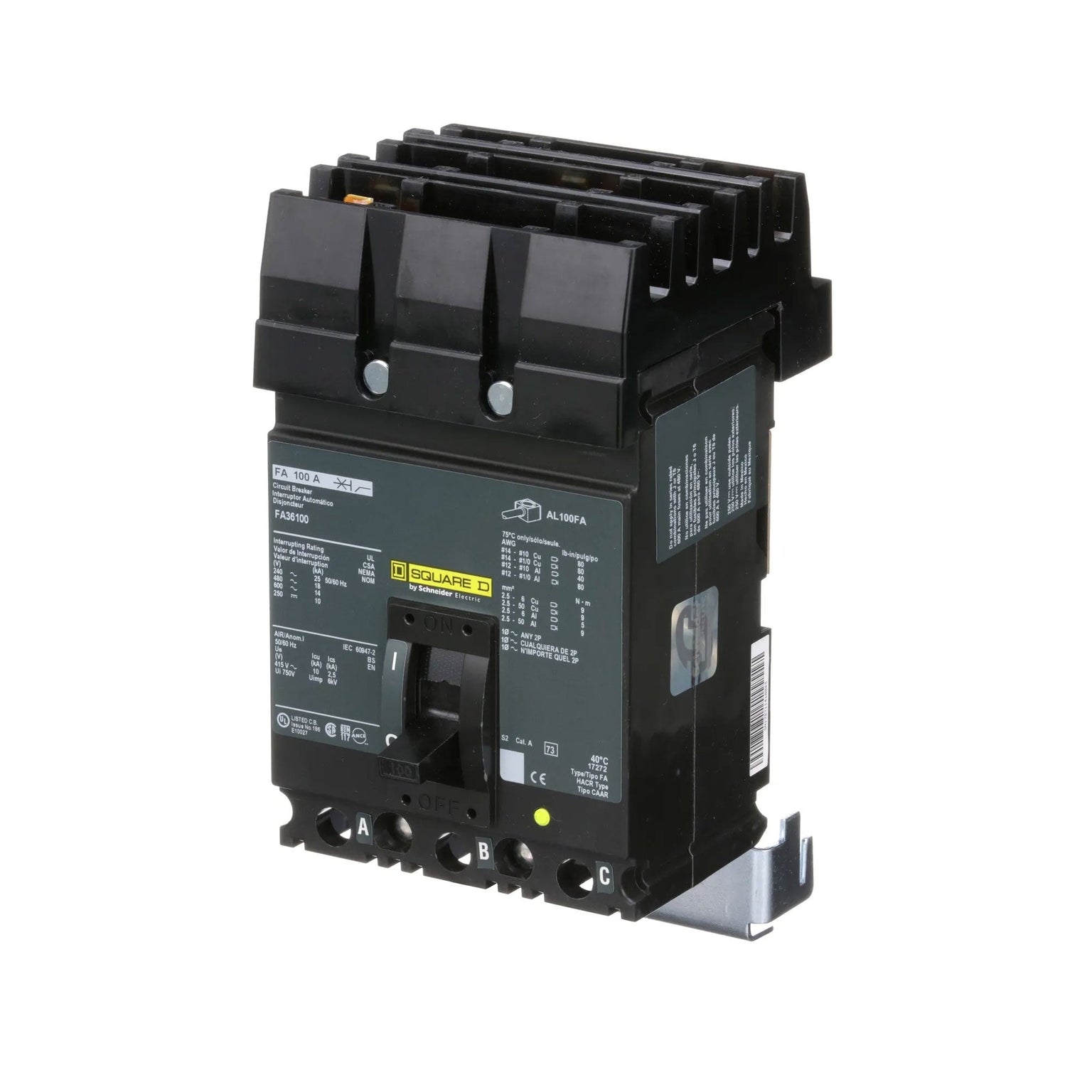 FA36100 - Square D - Molded Case Circuit Breaker