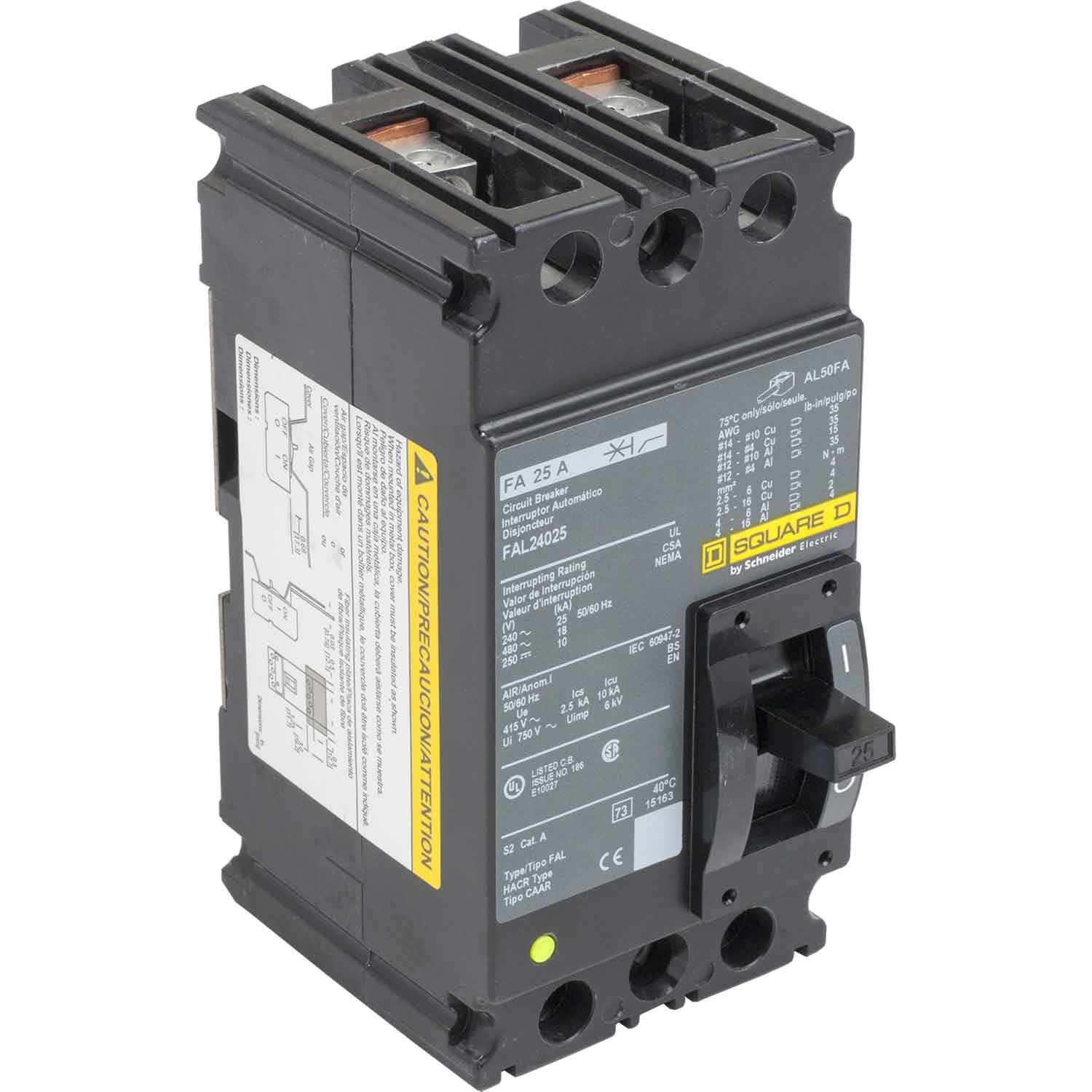 FAL24025 - Square D - Molded Case Circuit Breakers