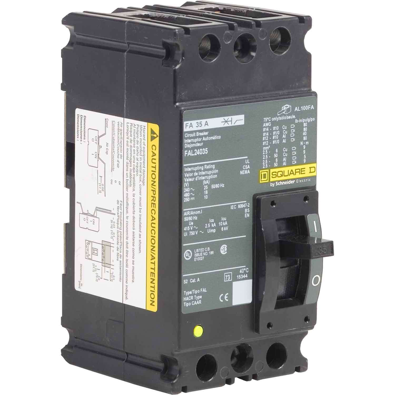 FAL24035 - Square D - Molded Case Circuit Breakers