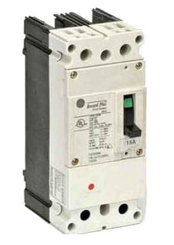 FBV26TE015RV - GE 15 Amp 2 Pole 600 Volt Bolt-On Molded Case Circuit Breaker